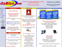 Tablet Screenshot of ozbizz.com
